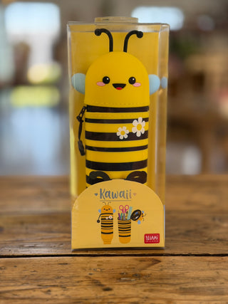 Trousse en Silicone Souple 2-en-1 Abeille "Beee" • Kawaii • Legami