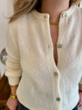 Gilet Mathilde • Blanc