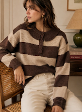 Pull Louis • Kaki