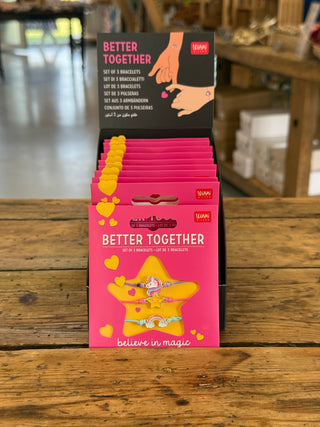 Lot de 3 bracelets • Better Together Unicorn • Legami