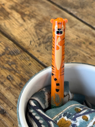 Stylo à Bille à Deux Couleurs Tiger • Click&Clack • Legami