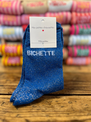 Chaussettes Bichette ⭐️ Bleu Roi