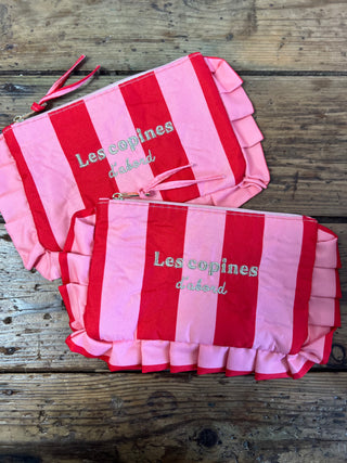 Pochette Les Copines d'abord 👯‍♀️ Rouge