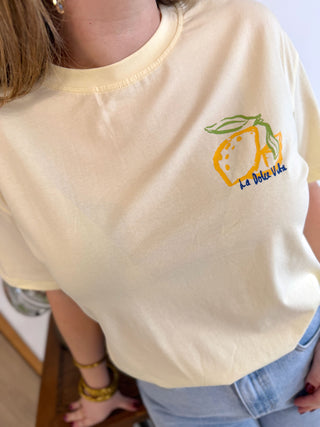 T-shirt Enzo • Jaune Pâle