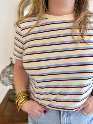 T-shirt Pauline • Bleu