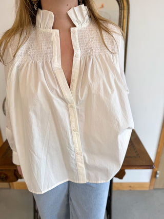 Chemisier Auguste • Blanc