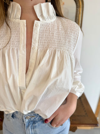 Chemisier Auguste • Blanc