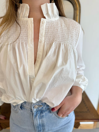 Chemisier Auguste • Blanc