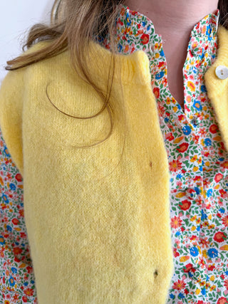 Gilet s/ manche Valentine • Jaune