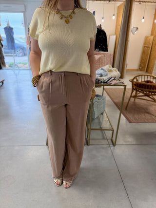 Pantalon Louisa • Taupe