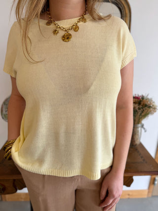T-shirt Camille • Jaune