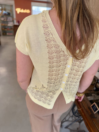 T-shirt Camille • Jaune