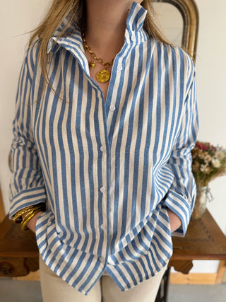 Chemisier Oriane • Bleu