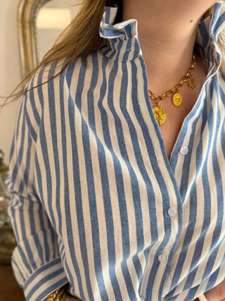 Chemisier Oriane • Bleu