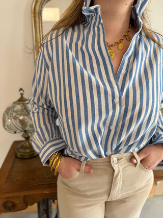 Chemisier Oriane • Bleu