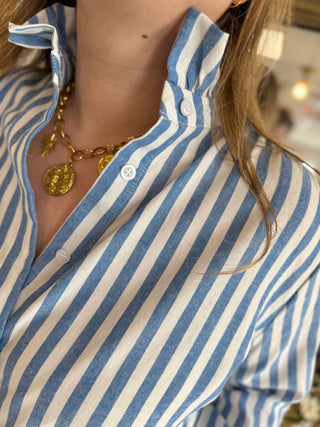 Chemisier Oriane • Bleu