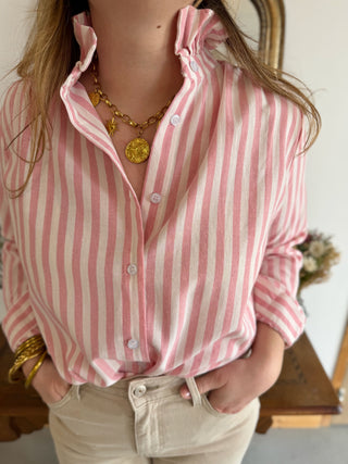 Chemisier Oriane • Rose