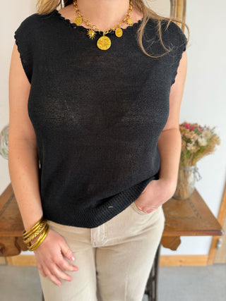 Top Mélanie • Noir