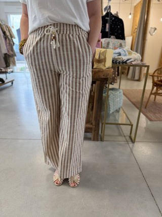 Pantalon Maëlys • Taupe