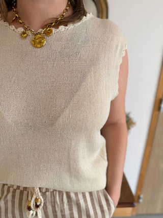 Top Mélanie • Beige