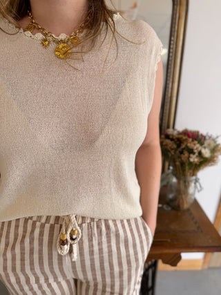 Top Mélanie • Beige