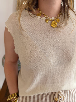 Top Mélanie • Beige