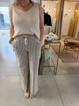 Pantalon Maëlys • Kaki