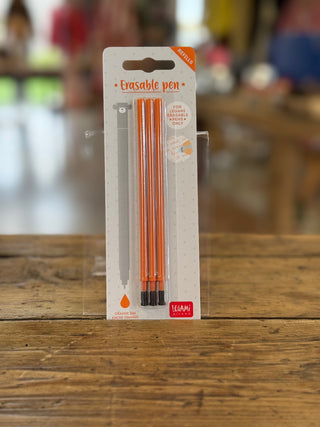 Set de 3 Recharges pour Stylo à Encre Gel Effaçable • Encre Orange  • Erasable Pen • Legami (Copie) (Copie) (Copie) (Copie) (Copie)