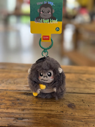 Porte-clés en Peluche Gorille  • Tiny Super Soft! • Legami