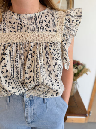 Bluse Henri • Blau