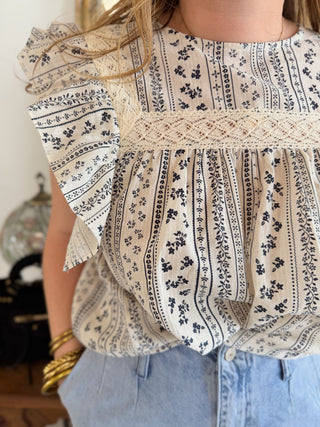 Bluse Henri • Blau