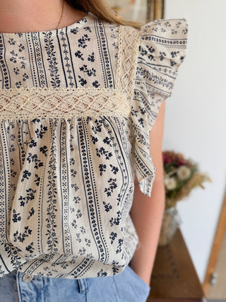 Bluse Henri • Blau