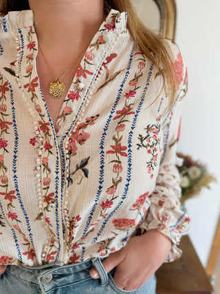 Bluse Jeanne • Rosa