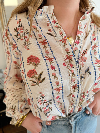 Bluse Jeanne • Rosa