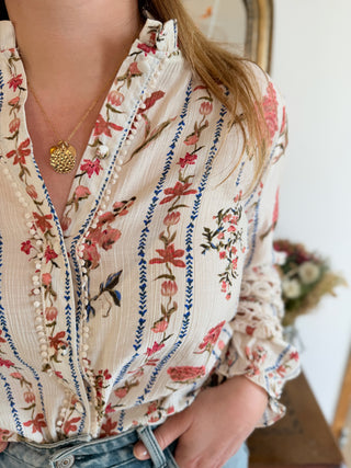 Bluse Jeanne • Rosa
