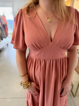 Lila Kleid