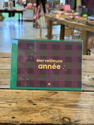 Carte Merveilleuse année