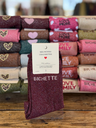 Chaussettes Bichette • Bordeaux