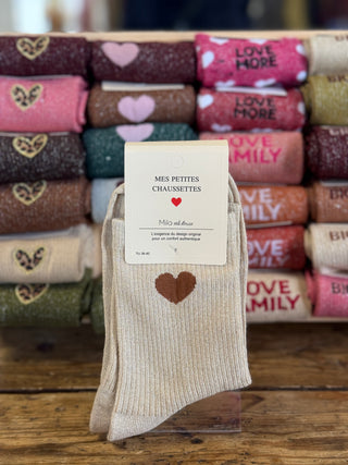 Chaussettes ❤️ • Beige