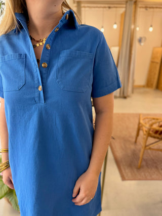 Kleid Constance • Electric Blue