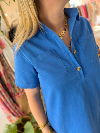 Kleid Constance • Electric Blue