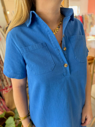 Kleid Constance • Electric Blue