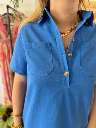 Kleid Constance • Electric Blue