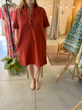 Kleid Constance • Terrakotta