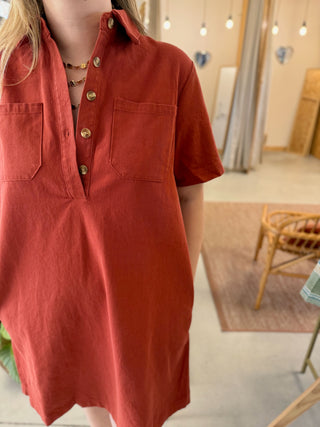 Kleid Constance • Terrakotta