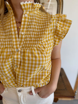 Bluse Isaure • Gelb