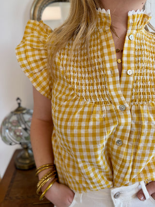Bluse Isaure • Gelb