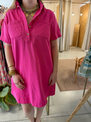 Kleid Constance • Fuchsie