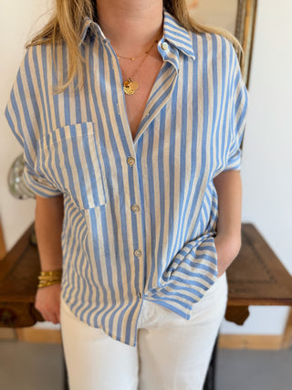 Noémie Blouse • Blue