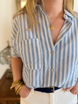 Noémie Blouse • Blue